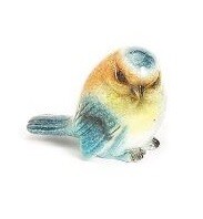 Figurine - Mini Bird, Color: Blue &amp; Yellow Bird