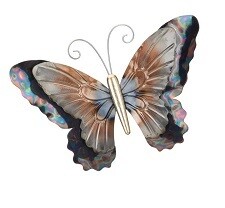 Wall Art - Metallic Butterfly, Size: Small