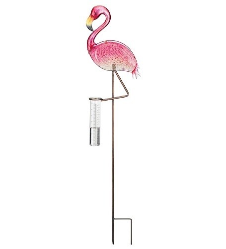 Rain Gauge - Flamingo