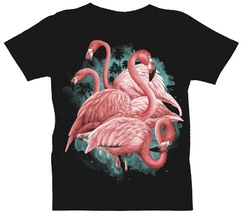 T-Shirt - Flamingo Dancers