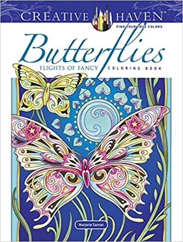 Book - Butterflies Flights of Fancy Coloring Book