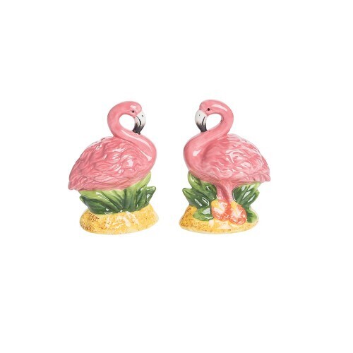 Salt and Pepper Shaker -Flamingos
