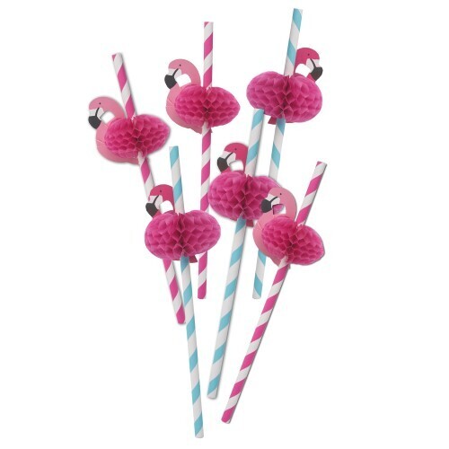 Straws - Flamingo Set of 6