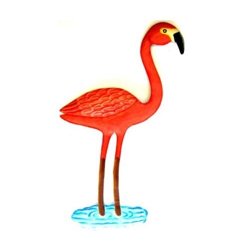 Wall Art - Flamingo Standing in Water