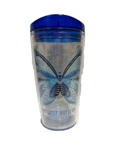 Tumbler - Henna Butterfly