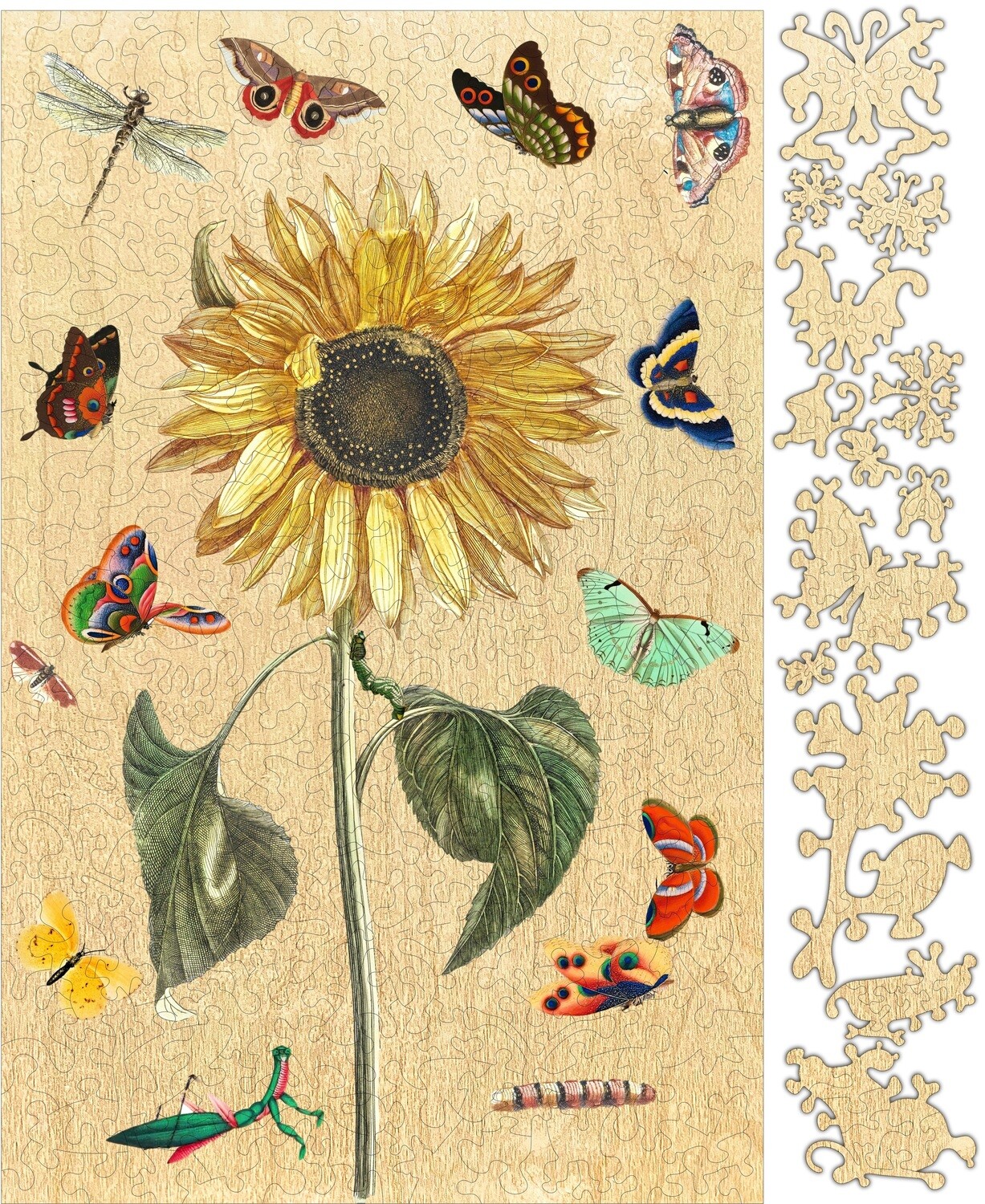 Puzzle - Butterflies Love Sunflowers