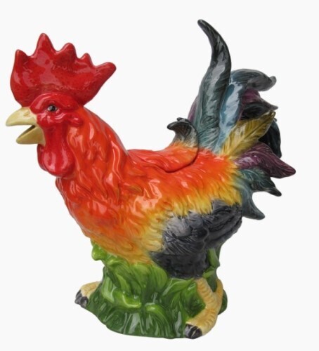 Tea Pot - Traditional Rooster