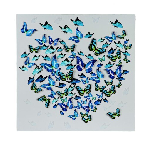 Wall Art BatteryOperated Metallic Butterflies