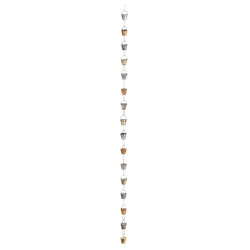 Rain Chain - Buckets Multi Metal