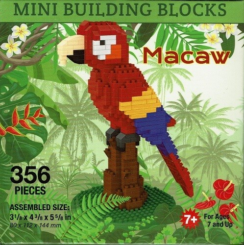 Mini Building Blocks - Macaw