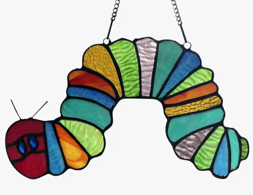 Stained Glass - Hungry Caterpillar