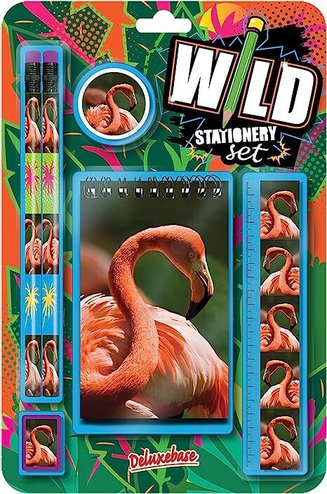 Stationery Set - Flamingo