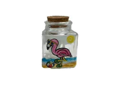Spice Jar - Painted Flamingo