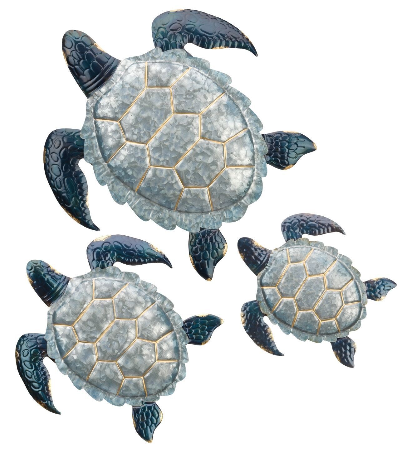 Wall Art Galvanized Sea Turtles