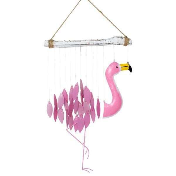 Windchime - Glass Flamingo