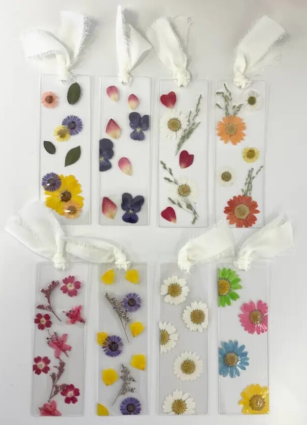 Bookmark - Pressed Flowers