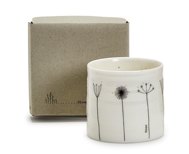 Candle - Tea Light Holder, Style: Flowers