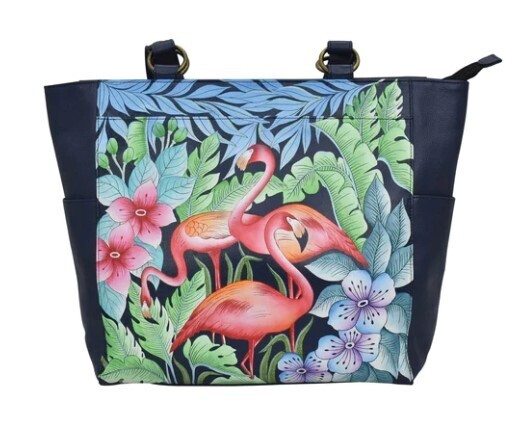 Purse - Leather Flamingo Fever