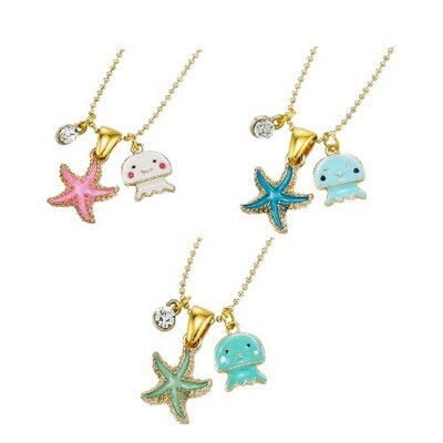Necklace - Starfish and Jellyfish