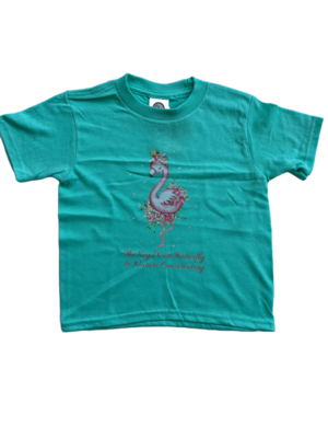 T-Shirt - Kids Scarlett Flamingo