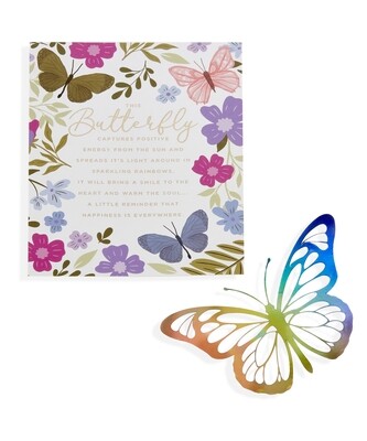 Suncatcher - Butterfly on Card