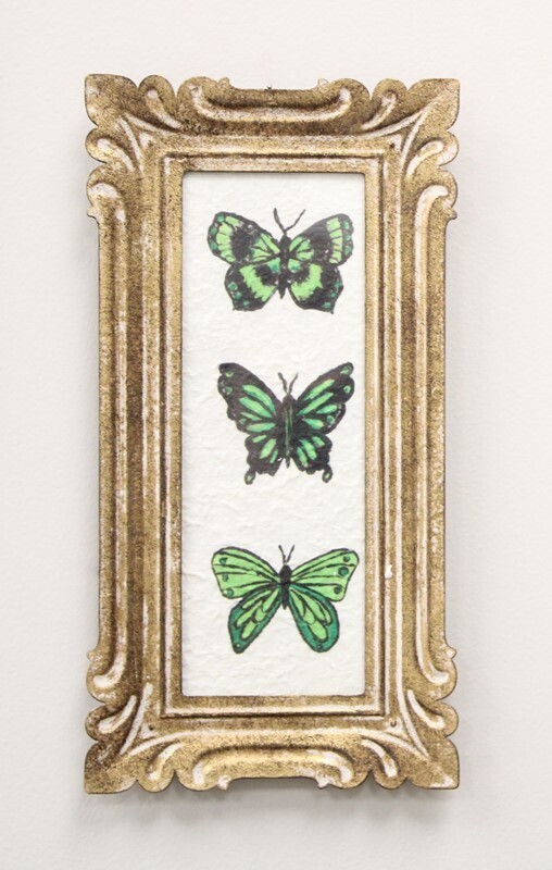 Wall Art -Butterfly Trio Framed