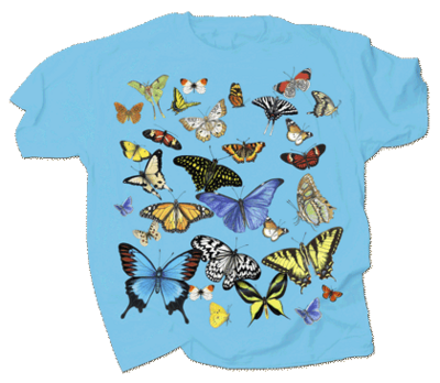 T-Shirt - Butterfly Glow
