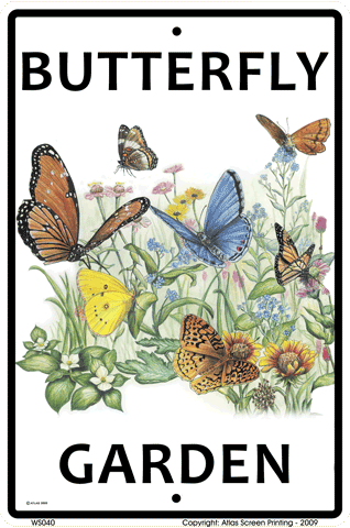Sign - Butterfly Garden