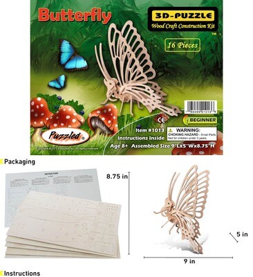 Puzzle - 3D Butterfly