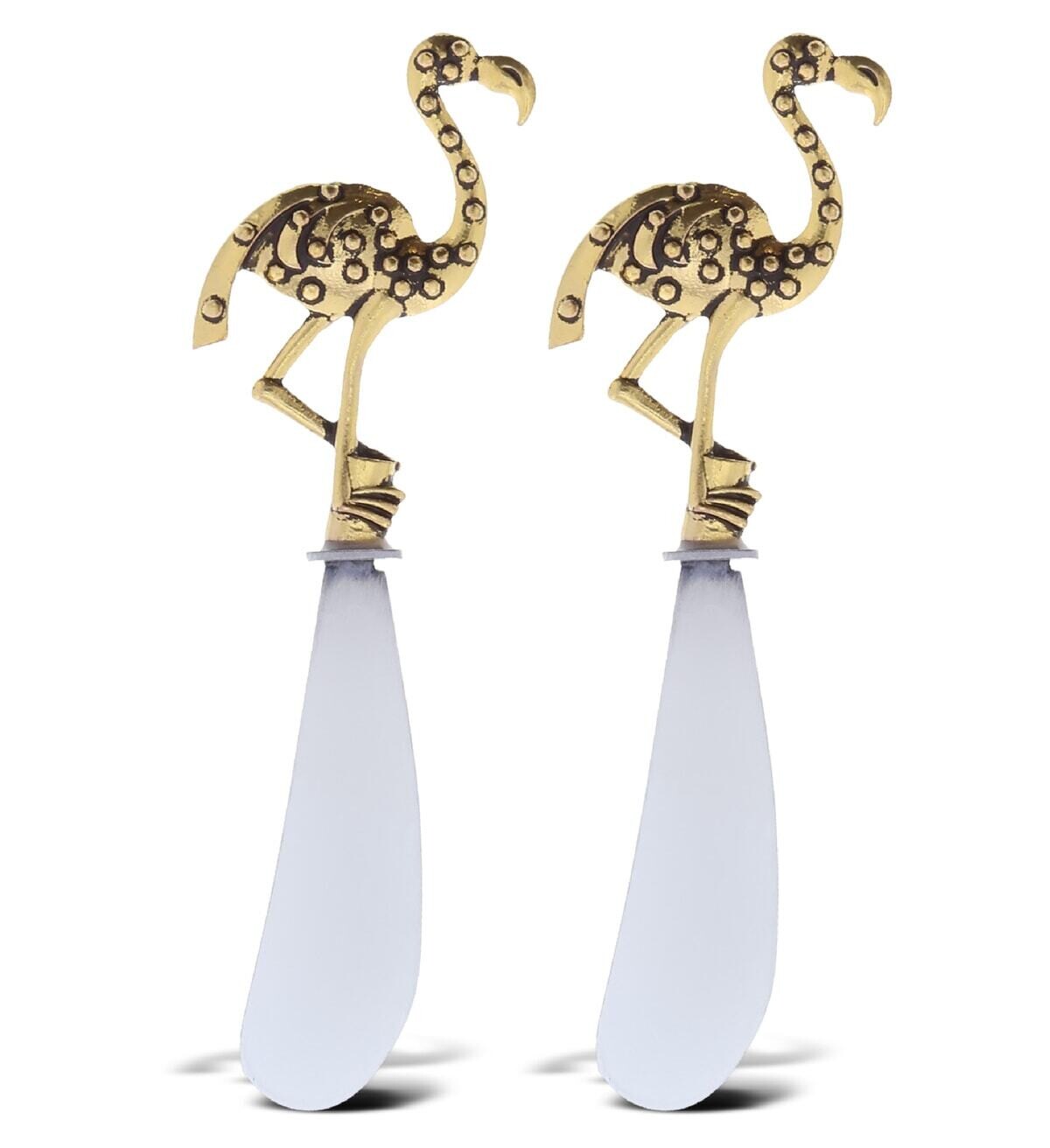Spreaders - Gold Flamingos