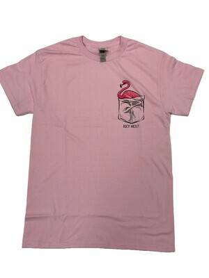 T-Shirt - Pocket Flamingo