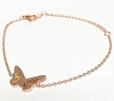 Bracelet - Butterfly Rose Gold