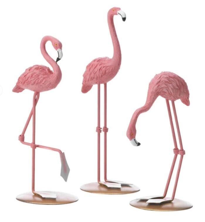 Figurines - Table Top Flamingos