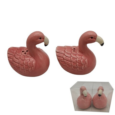 Salt and Pepper Set - Flamingos