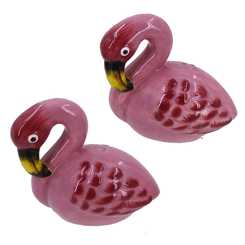Salt and Pepper Shaker - Flamingos