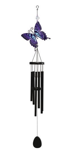 Windchime - Purple Butterfly