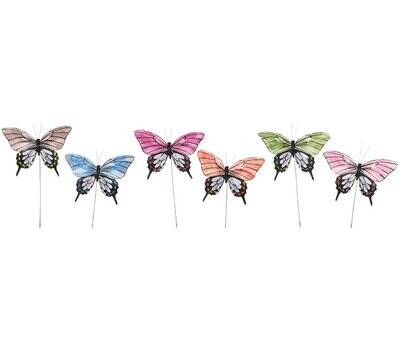 Pick - Assorted Feather Butterfly