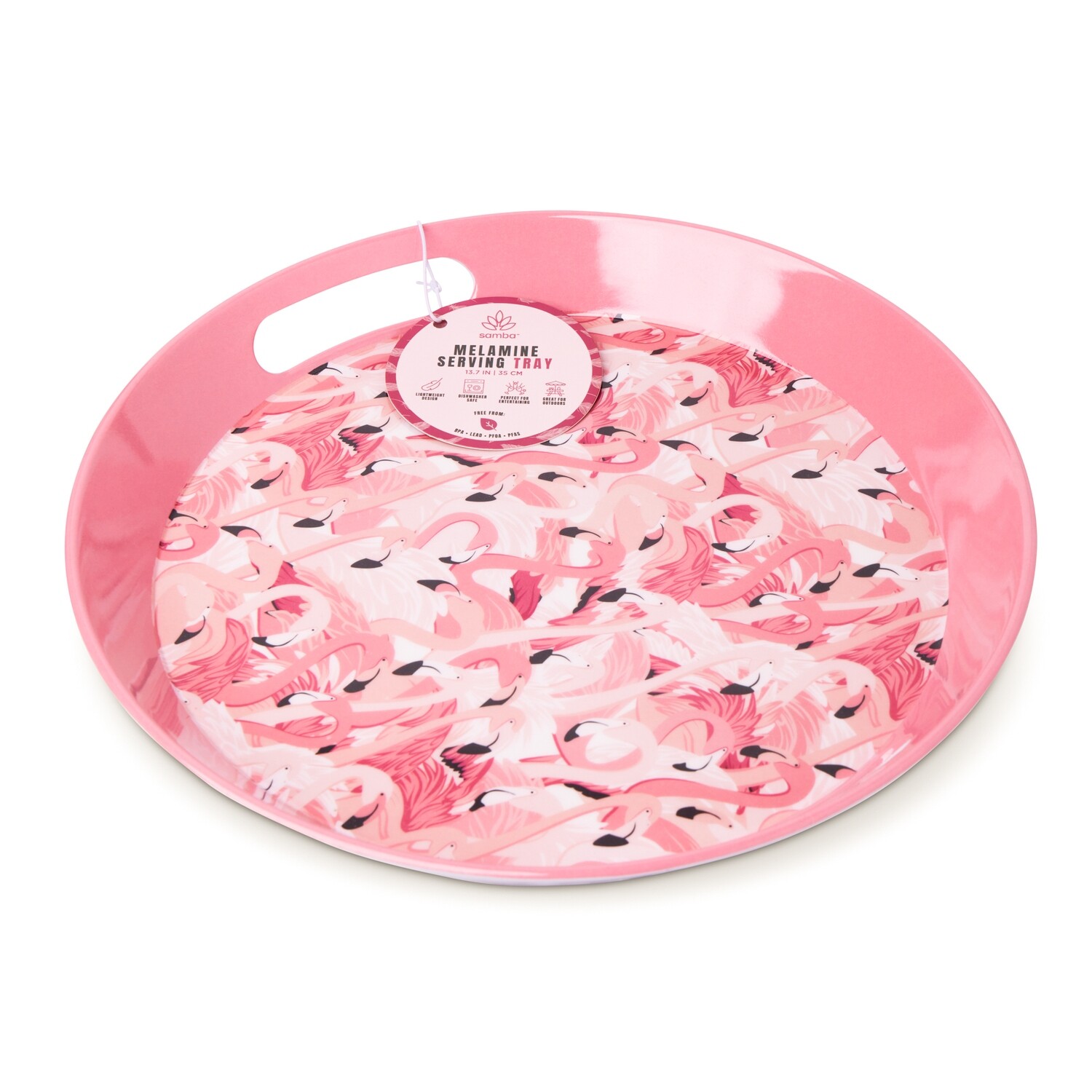 Tray - Flamingo Handle Tray