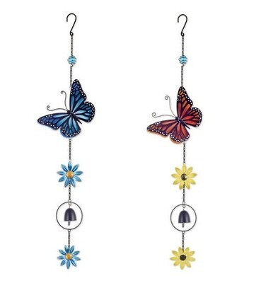 Butterfly Hanging Buddy Blue or Orange