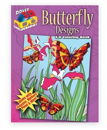 Book -Butterfly Designs 3D Coloring