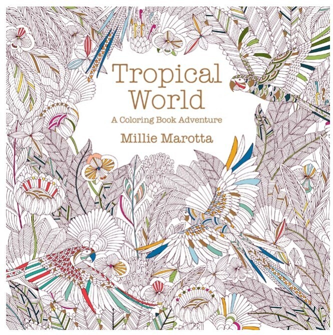 Book - Tropical World Coloring Book