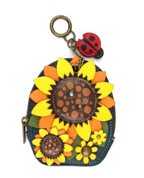 Key Chain - Sunflower Mini Purse