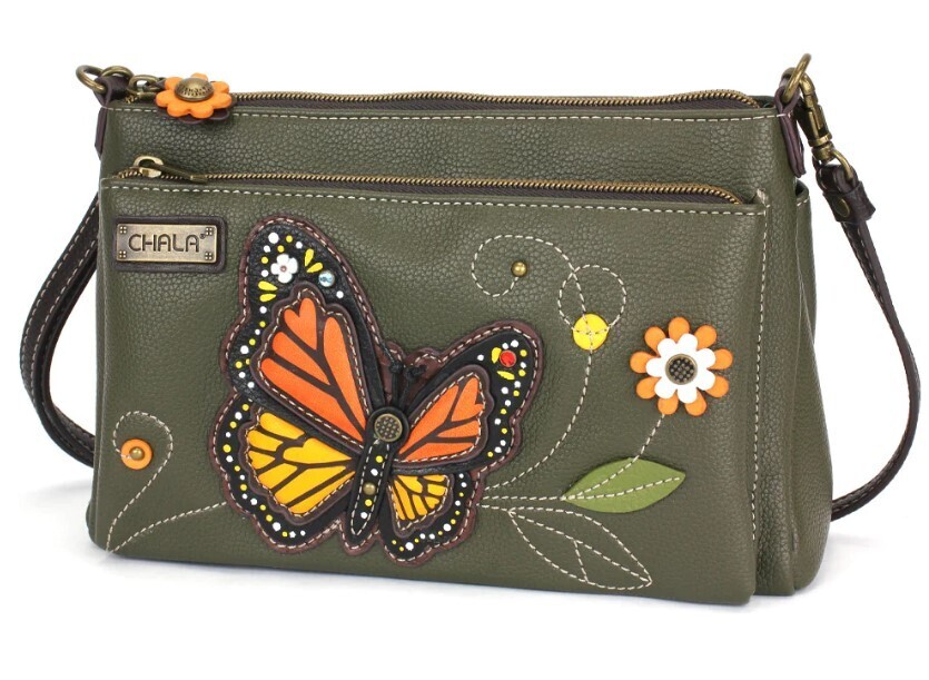 Chala - Purse -Deluxe Crossbody Monarch