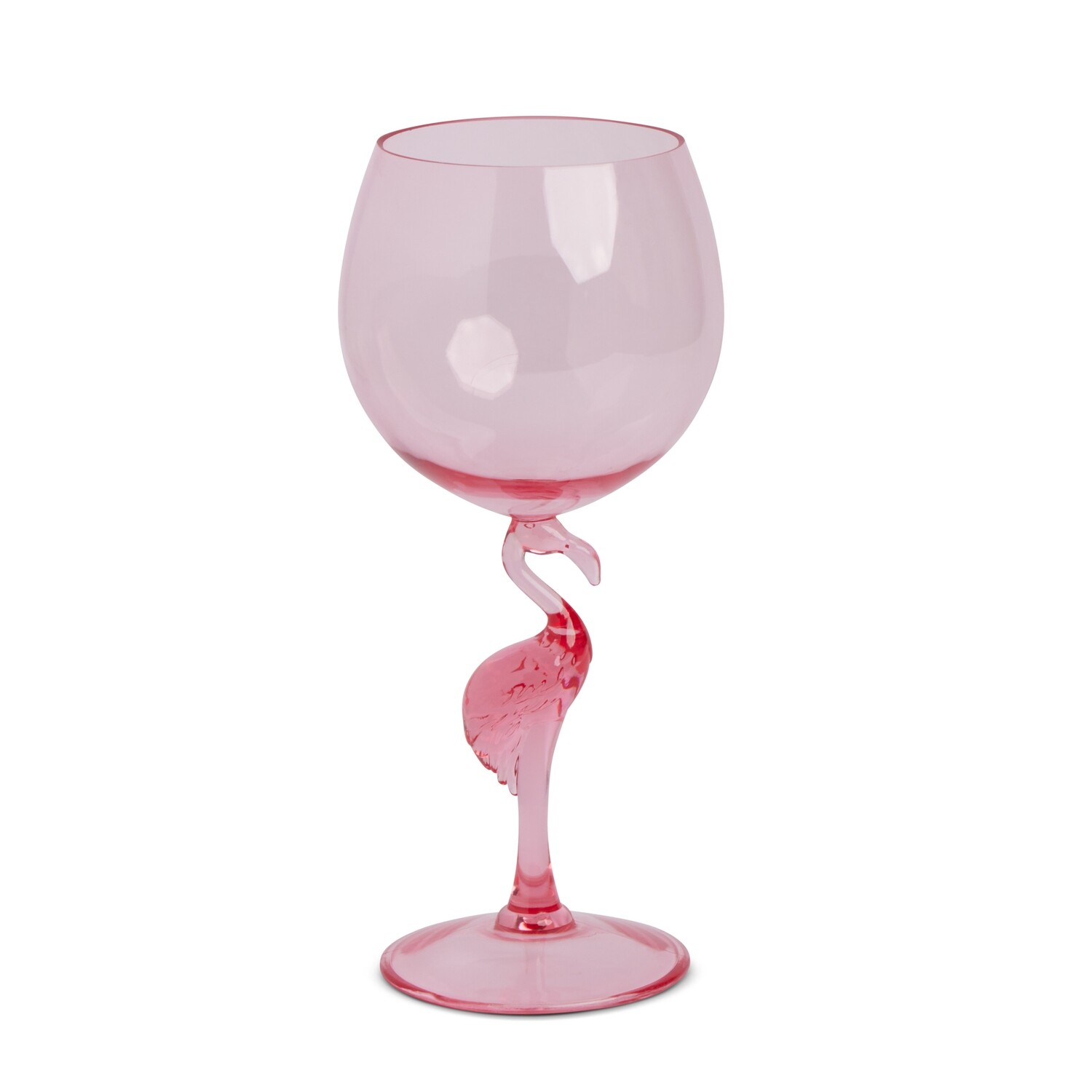 Wine Glass - Light Flamingo