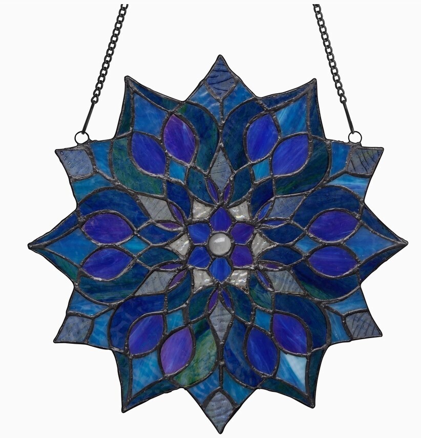 Stained Glass - Alexis Blue Burst