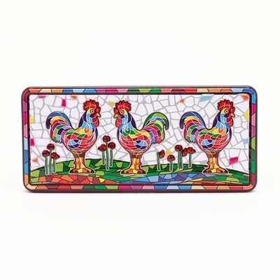 Magnet - Mosaic Roosters