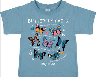 T-Shirt - Toddler Butterfly Facts