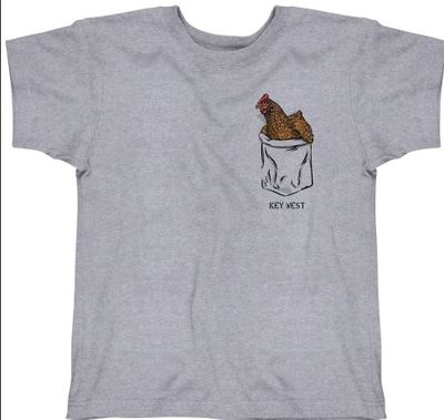 T-Shirt - Youth Pocket Chicken