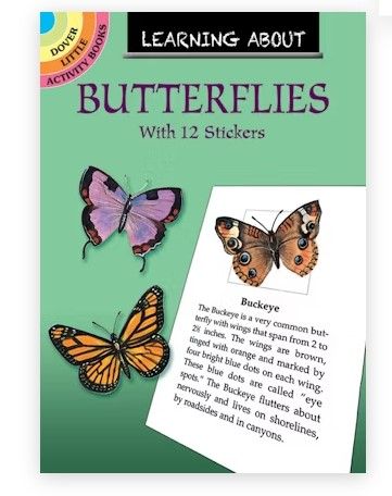 Book - Learing About Butterflies w/ Stickers