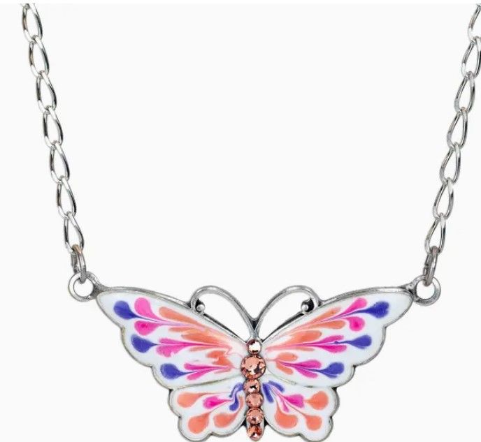 Necklace - AK Enamel Stone